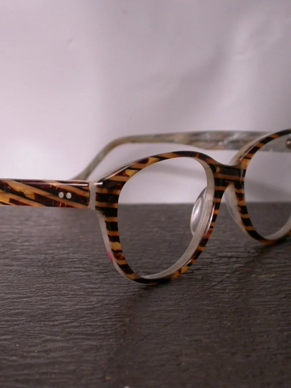 Inspira Celeste Blonde Stripe Tortoise Stylish Eyeglasses Frame Hand Made France